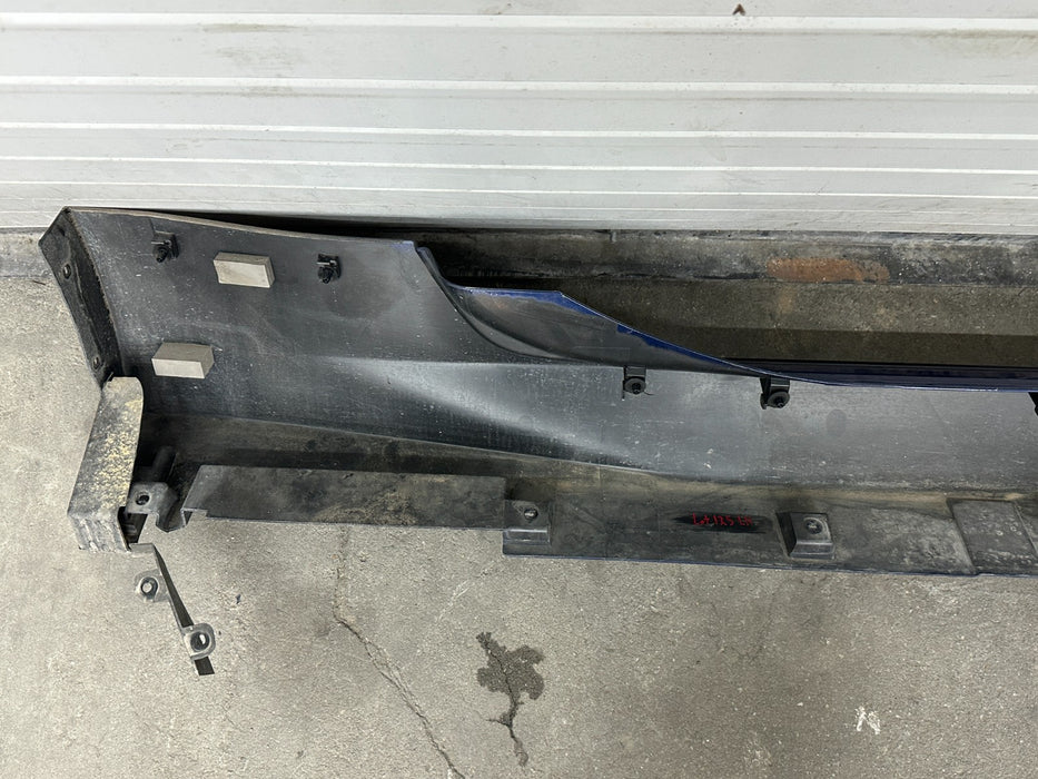 2013 NISSAN 370Z SPORT CONVERTIBLE LEFT SIDE SKIRT MIDNIGHT BLUE OEM *WEAR 3-5*