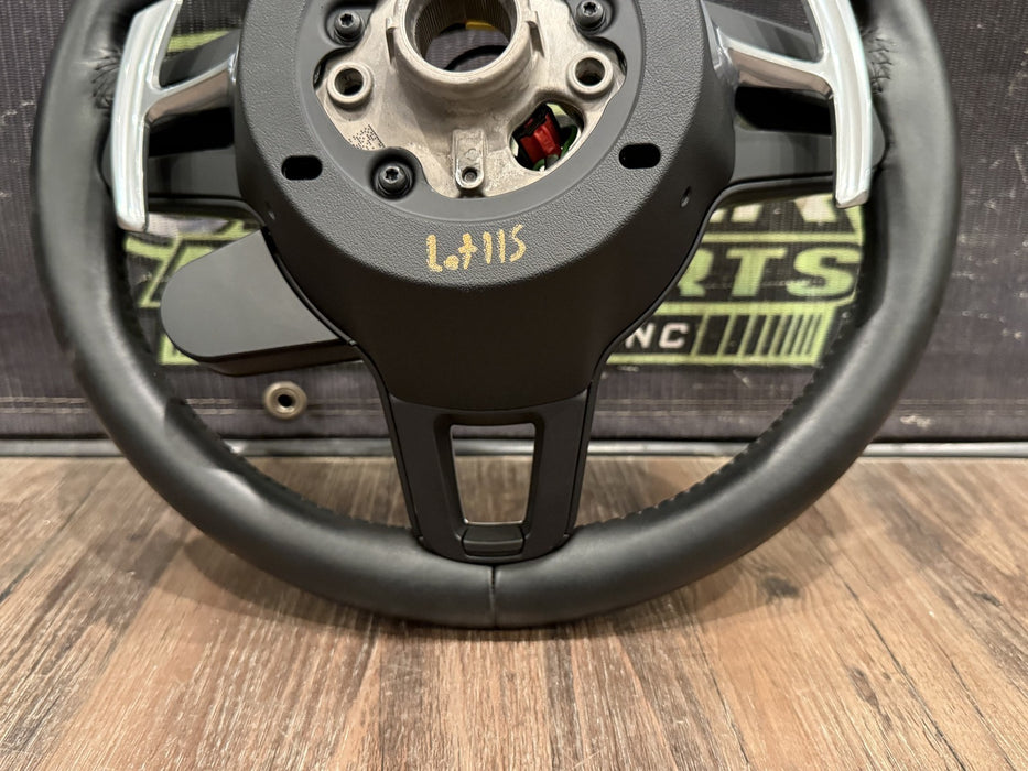 2014 PORSCHE 911 TURBO S 991.1 TO 991.2 CONVERSION BLACK STEERING WHEEL OEM