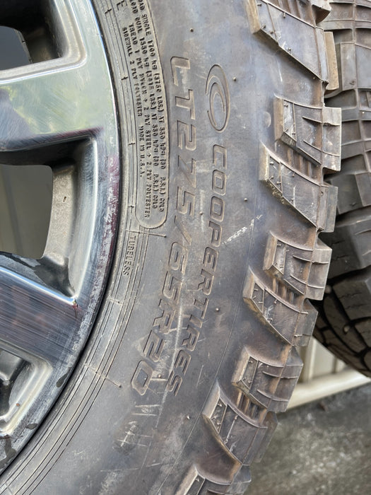 6x5.5 (6x139.7) NISSAN TITAN XD PLATINUM RESERVE 20X7.5 WHEELS LT275/65R20 TIRES