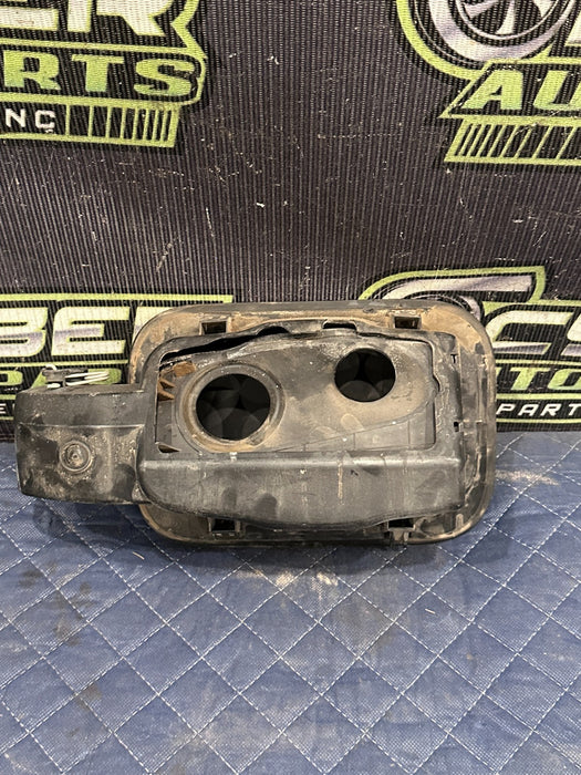 2017-2022 FORD F250 F350 DIESEL 6.7L BLACK FUEL GAS DOOR LID CAP OEM MINOR SCUFF