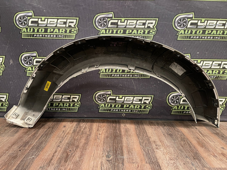 2017-22 FORD F450 DUALLY SUPERDUTY FRONT LEFT FENDER FLARE (UG) OEM *READ