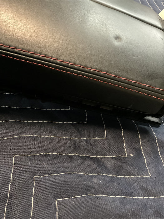 2017 MERCEDES C63S AMG COUPE CENTER CONSOLE ARM REST WITH RED STITCHES