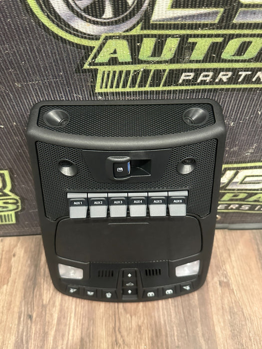 2017-2019 FORD F250 F350 F450 PLATI HEADLINER UPFITTER SWITCH BEZEL OEM