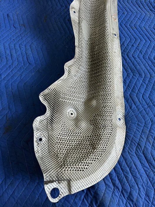 2011 BMW 550i F10 5 SERIE FRONT LEFT SIDE HEAT SHIELD INSULATION COVER OEM