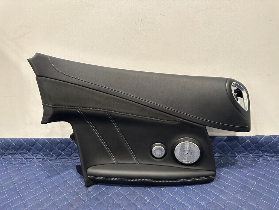 2017 MERCEDES BENZ C63 AMG CABRIOLET REAR DRIVER LEFT DOOR PANEL W ALCANTERA OEM