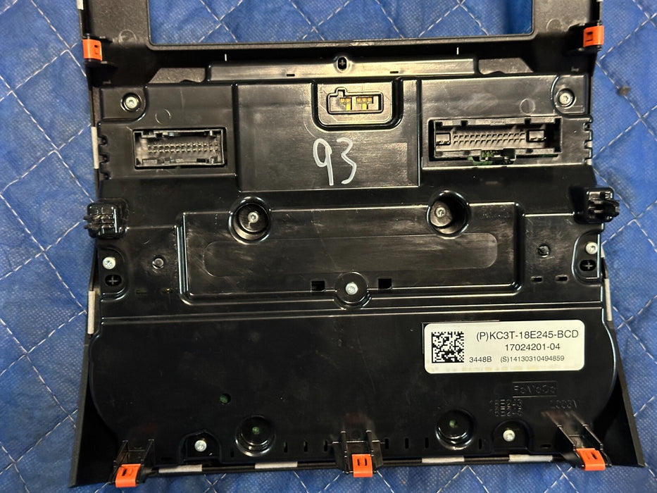 2017-2019 FORD F250 F350 PLATINUM CENTER DASH RADIO/HVAC CONTROL BEZEL OEM