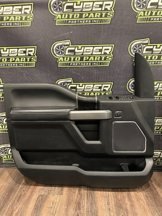 2017-2019 FORD 350 F450 PLATINUM FRONT DRIVER LEFT DOOR PANEL OEM *WEAR 7 & 9*