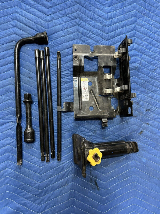 2017 DODGE RAM 3500 DUALLY SPARE TIRE TOOL KIT W/ JACK & BRACKET SET OEM