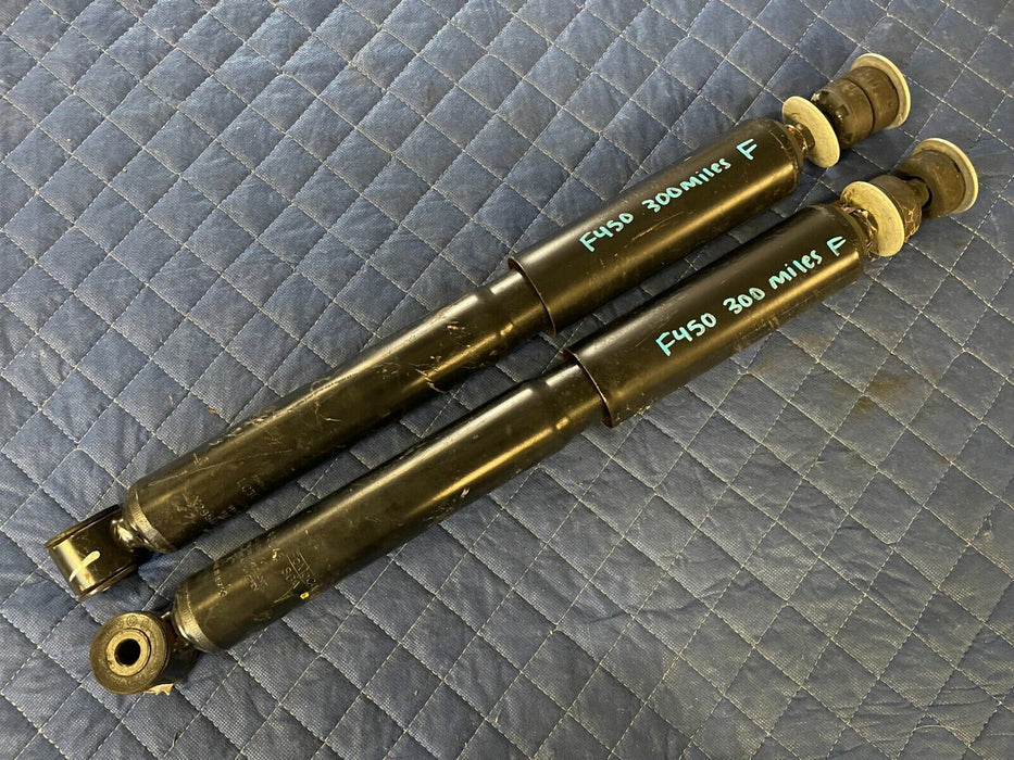 2021 FORD F450 DIESEL SUPERDUTY FRONT STRUT SHOCKS SET OEM 300 MILES