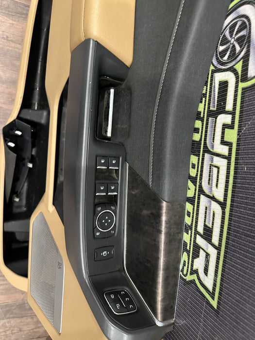 2023 2024 FORD F250 F350 F450 LARIAT FRONT LEFT DRIVER DOOR PANEL OEM