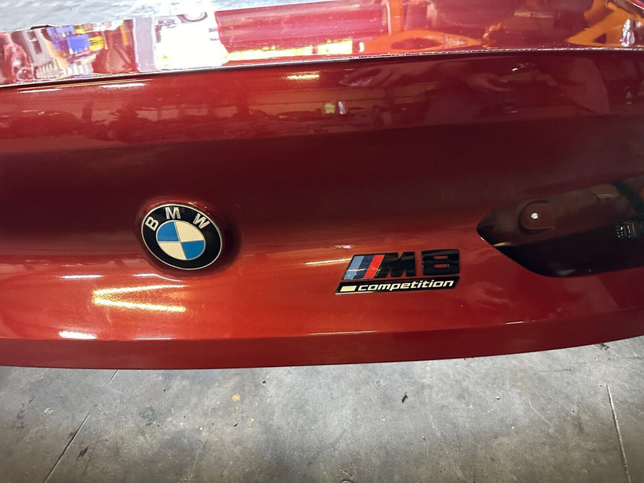 2020 BMW M8 COMPETITION F93 G16 REAR TRUNK MOTEGI RED (PAINT CODE: C3K)