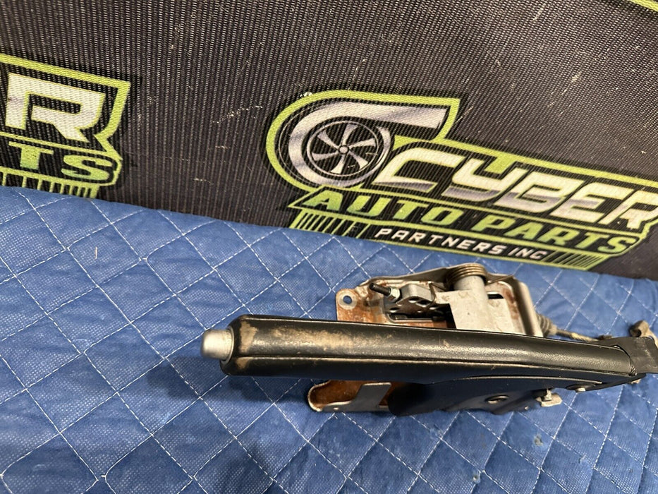 2009-2020 NISSAN 370Z LEATHER EMERGENCY E BRAKE HANDLE LEVER OEM ~MINOR WEAR~