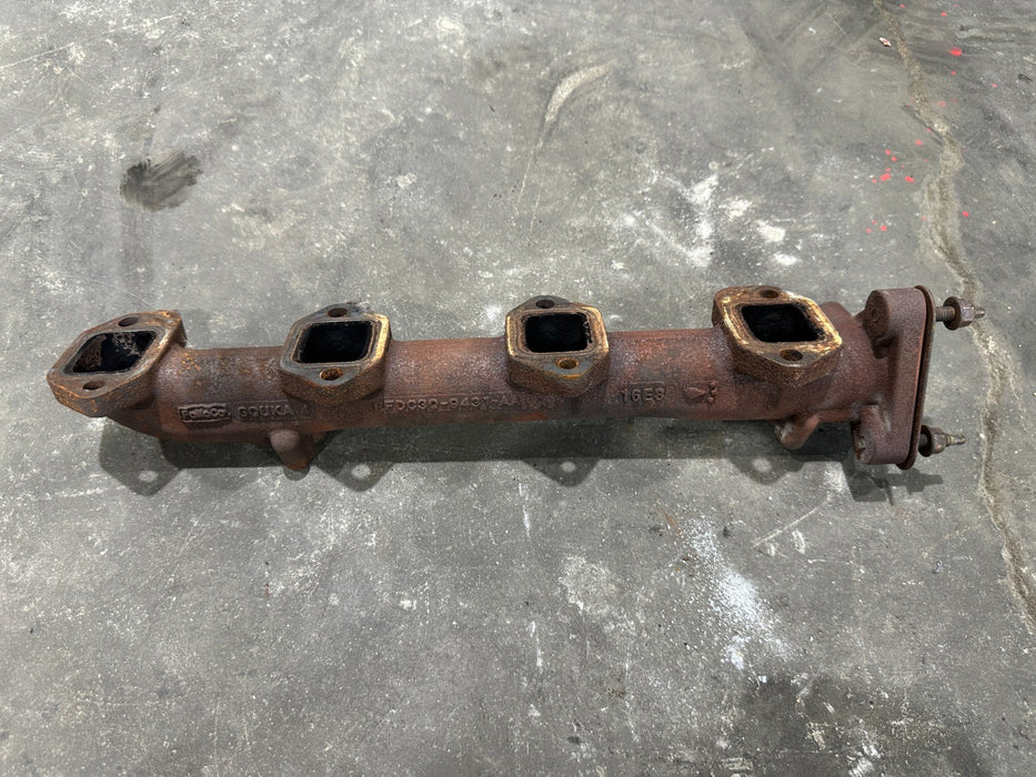 2017-2019 FORD F350 F450 6.7L DIESEL LEFT EXHAUST MANIFOLD OEM DC3Q-9430