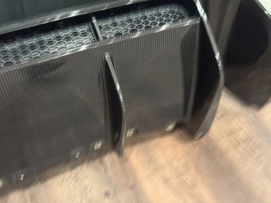 2017 2018 AUDI R8 CARBON FIBER REAR DIFFUSER OEM GENUINE 4S0807521D