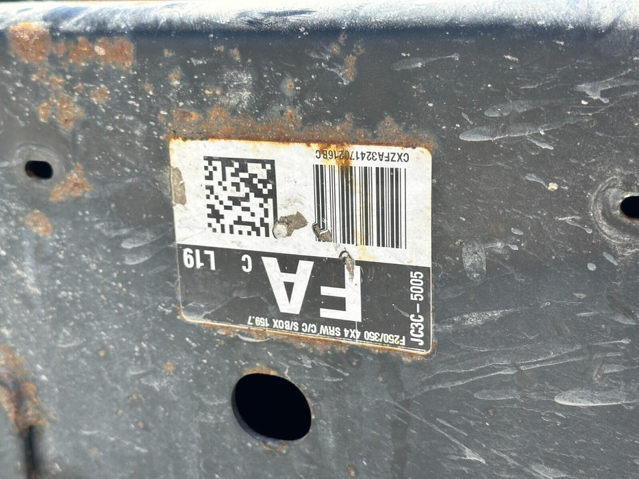 2017 2018 2019 FORD F250 F350 DIESEL FRAME 160" WB SHORT BED CREW CAB *NO DAMAGE