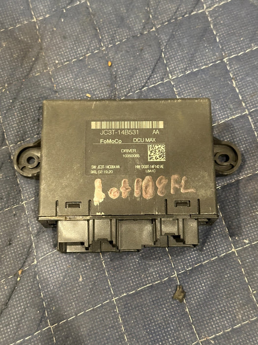 2020 FORD F350 FRONT LEFT DOOR HARNESS MODULE OEM JC3T-14B531-AA