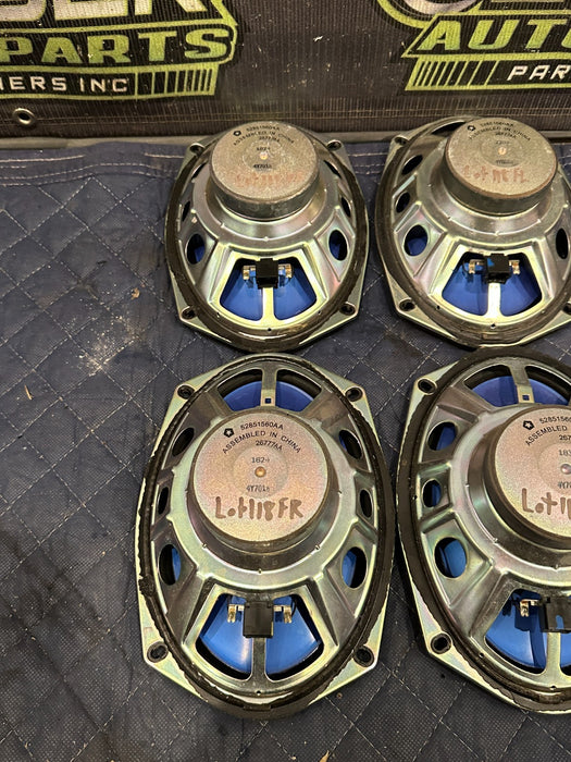 2015 DODGE RAM 2500 FRONT REAR DOOR SPEAKER SET OEM