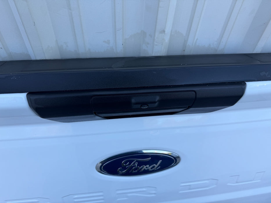2023-2025 FORD F250 F350 FORD WHITE TAILGATE OEM *MINOR FLAWS 3,7*