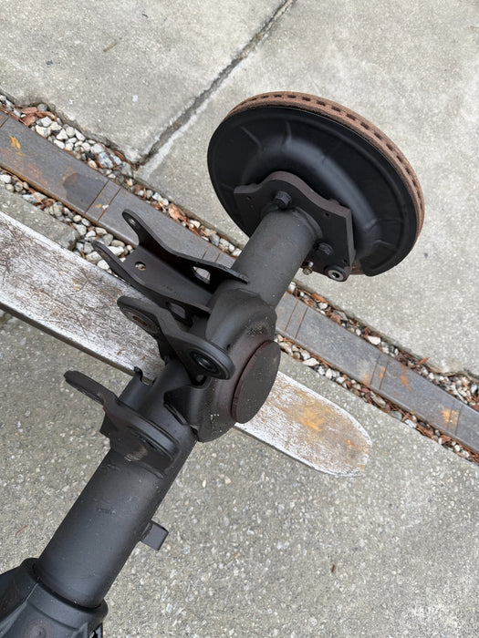 2021 RAM 1500 TRX 6.2L REAR AXLE ASSEMBLY 35K MILES *BENT* 4X4 3.55 RATIO