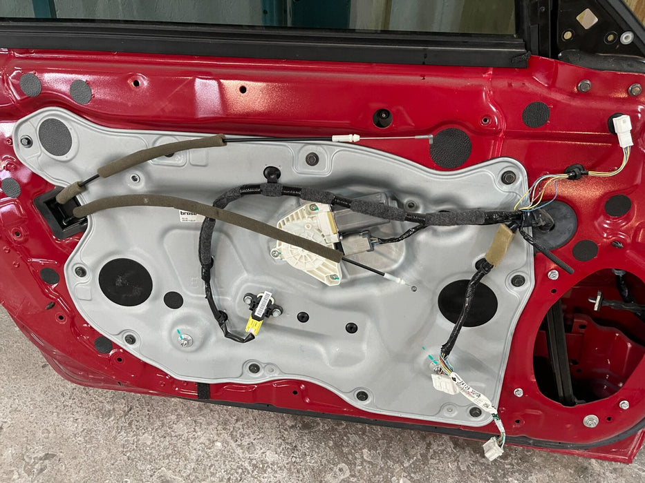 2009-2020 NISSAN 370Z COUPE DRIVER LEFT DOOR RED OEM