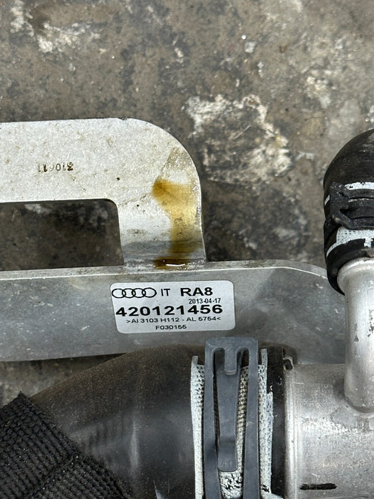 2014 AUDI R8 FRONT PASSENGER RIGHT COOLANT HOSE PIPE OEM 420 121 065 420121065