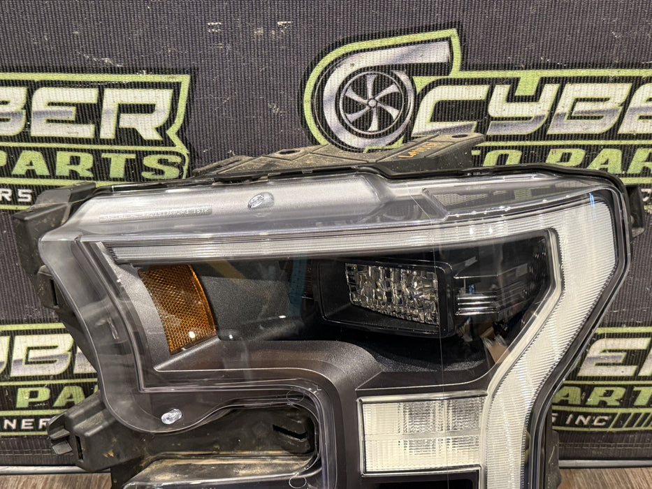 2019 FORD F150 RAPTOR DRIVER LEFT LED HEADLIGHT OEM