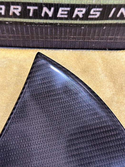 2021 AUDI R8 RIGHT DOOR PANEL CARBON FIBER TRIM OEM *SCUFF/READ*