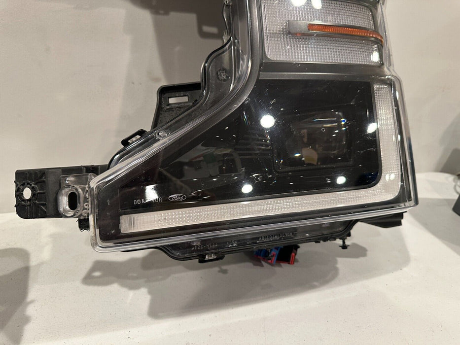 2020 2021 2022 FORD F250 F350 F450 BLACK HOUSING SPORT OEM LED HEADLIGHTS