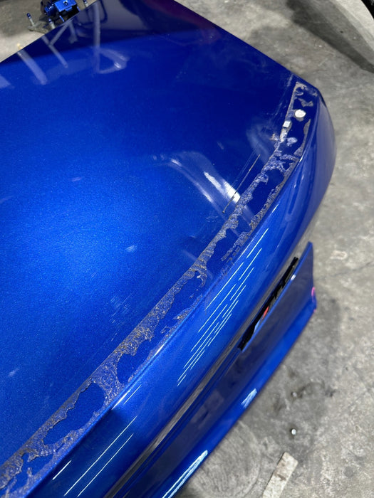2024 BMW M3 M4 G80 G82 TRUNK LID BLUE OEM *MINOR PAINT CHIP/RESIDUE 12-13*