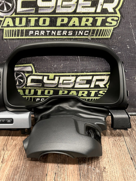 2016-19 NISSAN TITAN & TITAN XD INSTRUMENT CLUSTER BEZEL TRIM W LIGHT SWITCH OEM