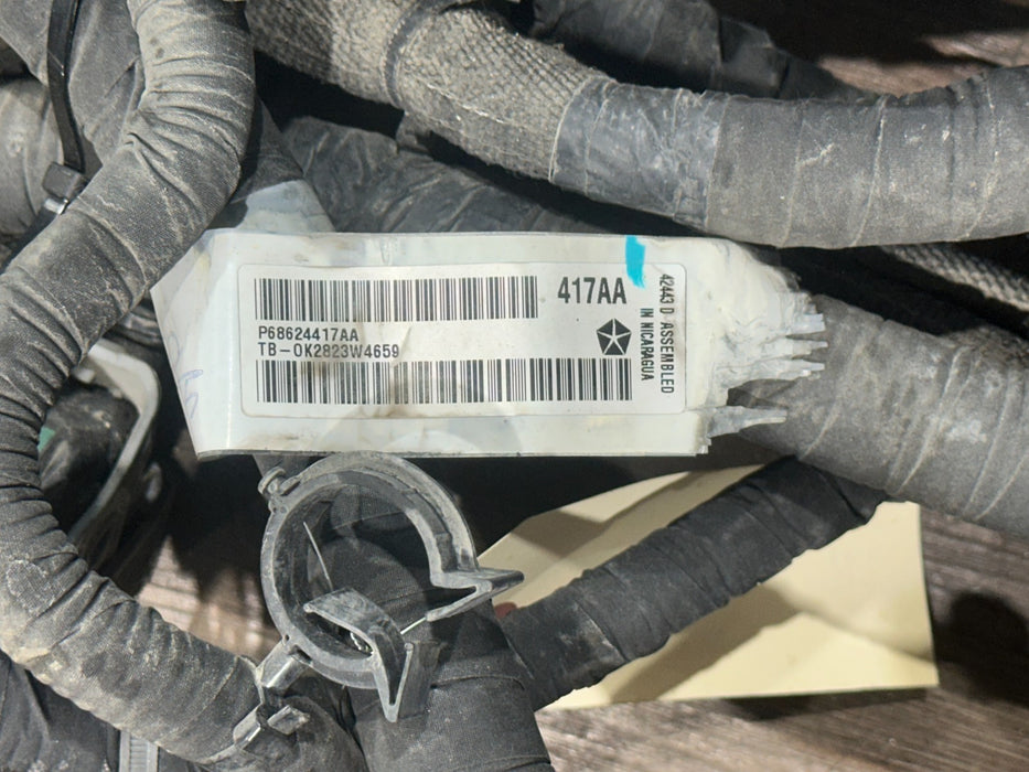 2024 DODGE RAM 3500 LARAMIE LEFT CHASSIS WIRING HARNESS OEM 68624417AA