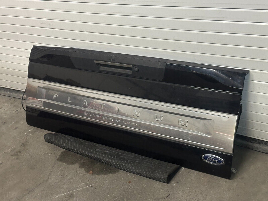 2020 2021 2022 FORD F250 F350 F450 PLATINUM TAILGATE COMPLETE AGATE BLACK (UM)