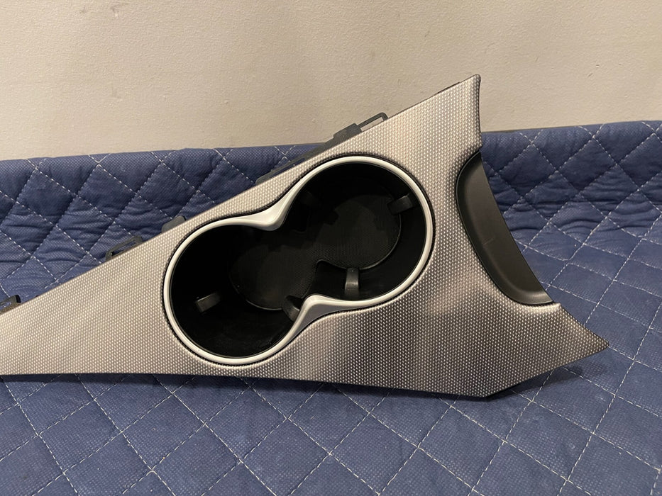 2017 INFINITI Q50 RED SPORT CENTER CONSOLE CUP HOLDER SURROUND TRIM OEM