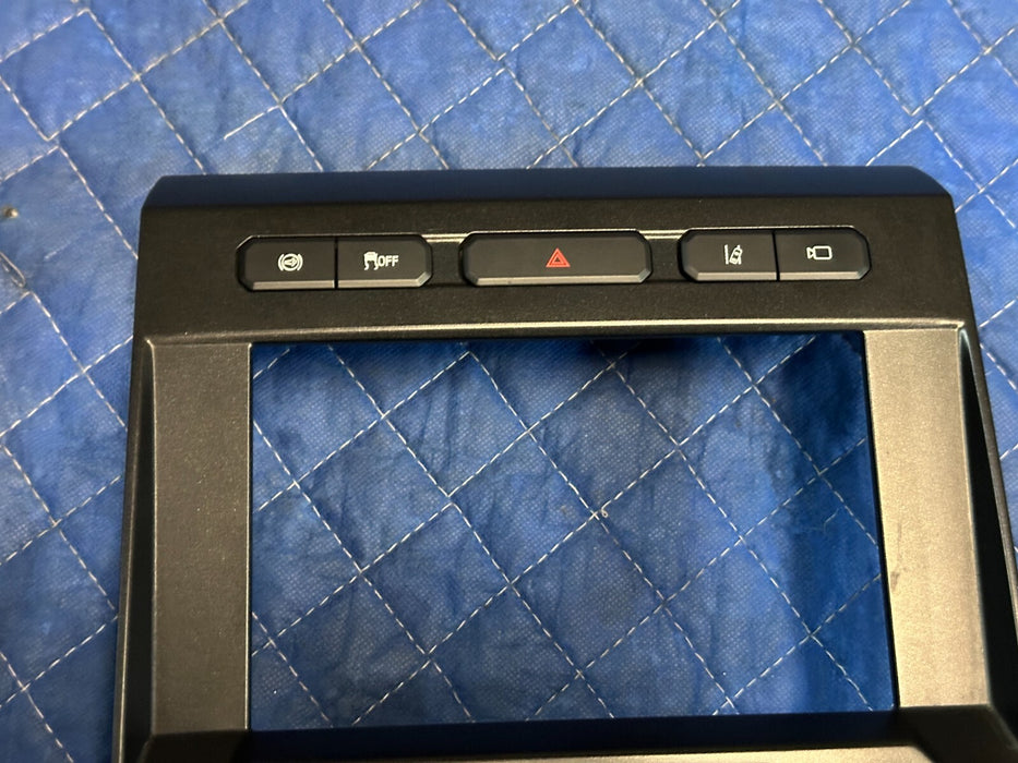 2017-2019 FORD F250 F350 PLATINUM CENTER DASH RADIO/HVAC CONTROL BEZEL OEM
