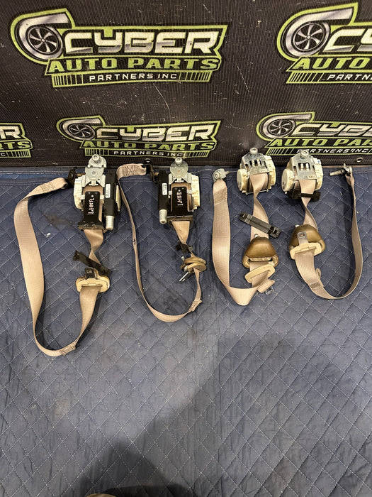 2015 DODGE RAM 2500 FRONT REAR LEFT RIGHT SEAT BELT SET OEM