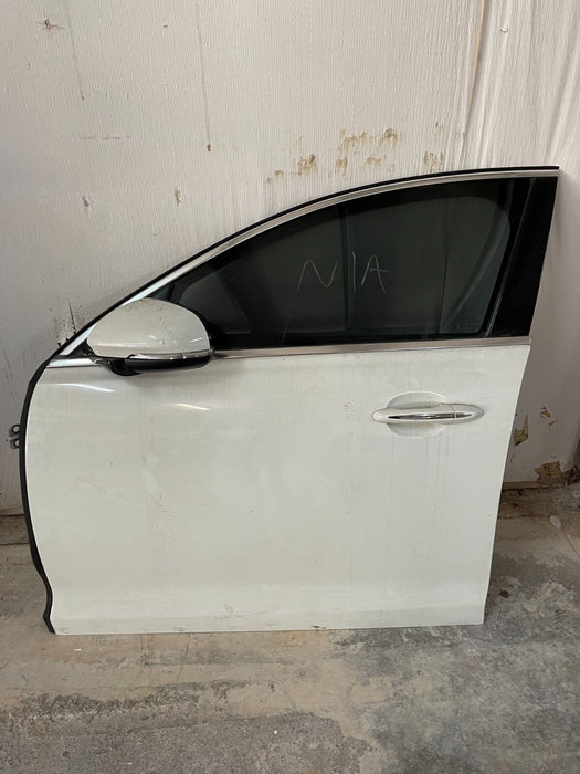 2011 JAGUAR XJ FRONT LEFT DOOR DRIVER WHITE