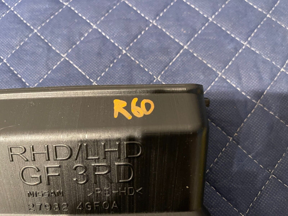 2017 INFINITI Q50 RED SPORT CENTER CONSOLE REAR AIR VENT TRIM OEM