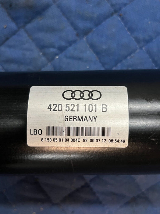 2012 AUDI R8 V8 OEM PROPELLER DRIVE SHAFT ASSEMBLY 420521101B 420 521 101 B