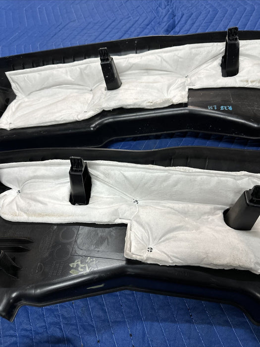 2019 FORD F250 PLATINUM REAR LEFT RIGHT PAIR C-PILLAR TRIM PANEL OEM ~SCRATCHES~