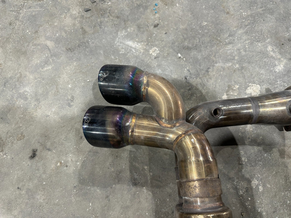 2014 PORSCHE 911 TURBO S 991 Fi Exhaust SYSTEM TITANIUM VALVED