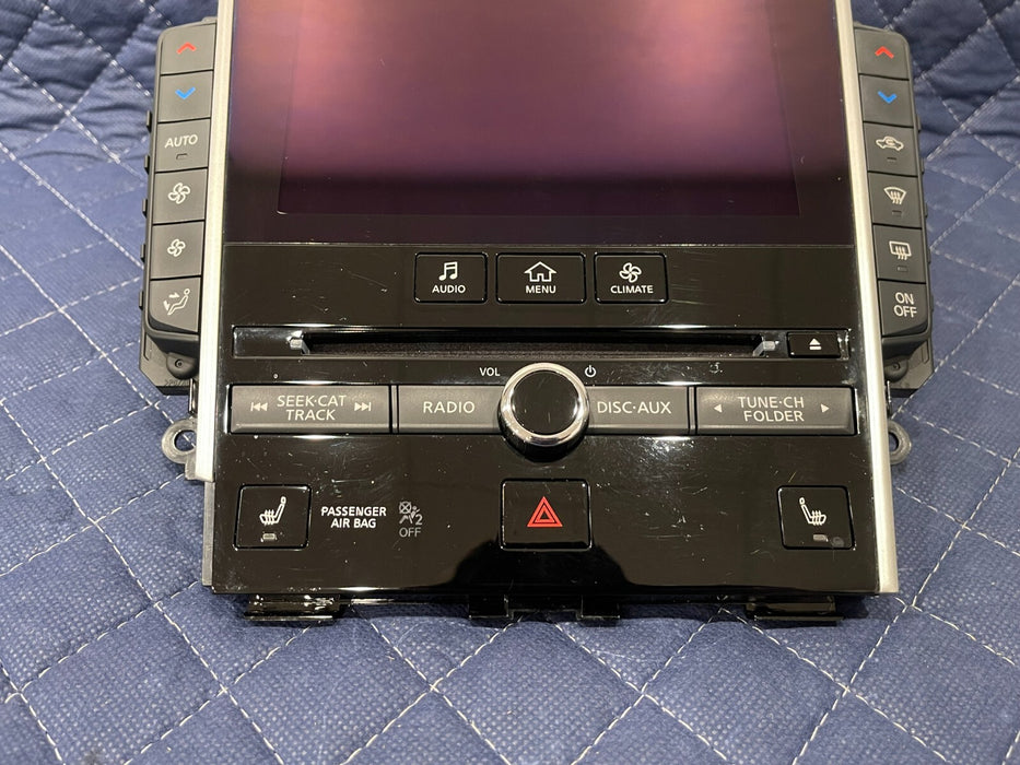2017 INFINITI Q50 RS CLIMATE/ AUDIO/ HEATED SEAT CONTROL SCREEN W BEZEL OEM