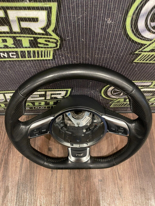 2012 AUDI R8 LEATHER STEERING WHEEL OEM *READ DESC/HAS WEAR*