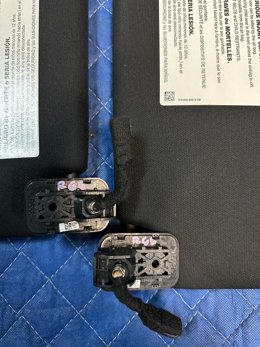 2022 FORD F250 F350 F450 PLATINUM LEFT & RIGHT BLACK OEM SUN VISORS