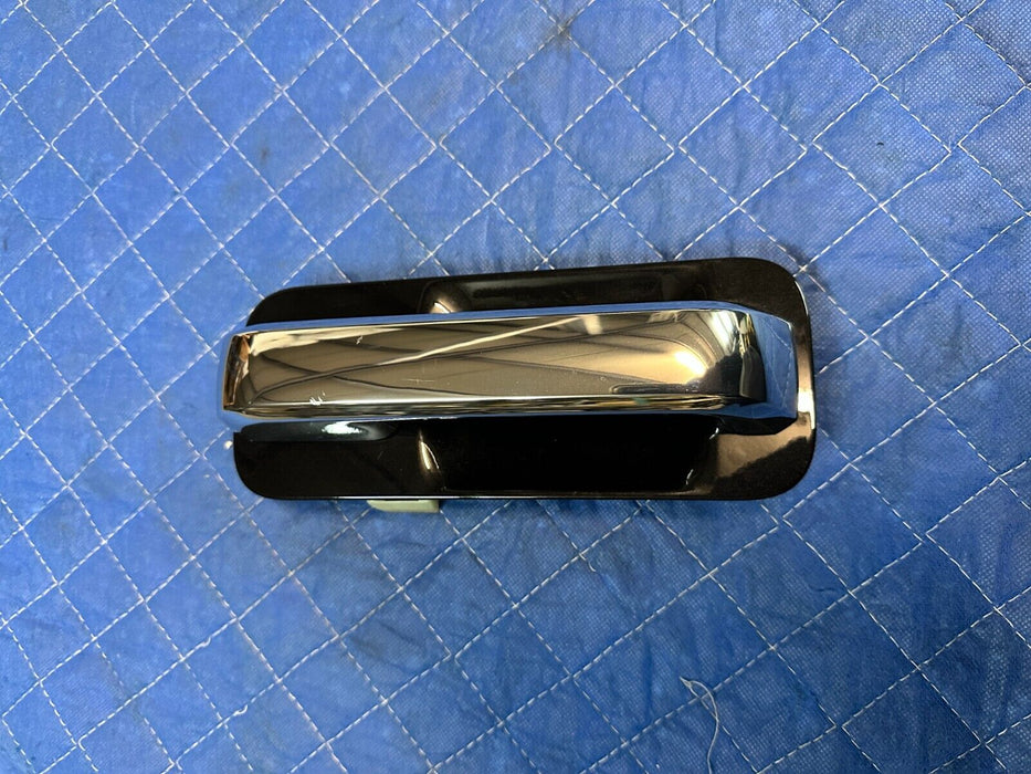 2022 FORD F250 F350 REAR DRIVER LEFT DOOR HANDLE OEM ~PAINT CODE UM AGATE BLACK~