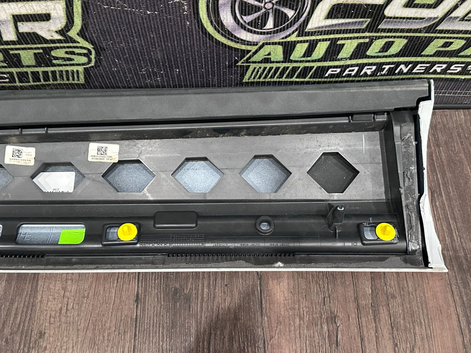 2020 AUDI RS Q8 FRONT LEFT LOWER DOOR MOLDING CARBON FIBER TRIM OEM 4M8 853 959