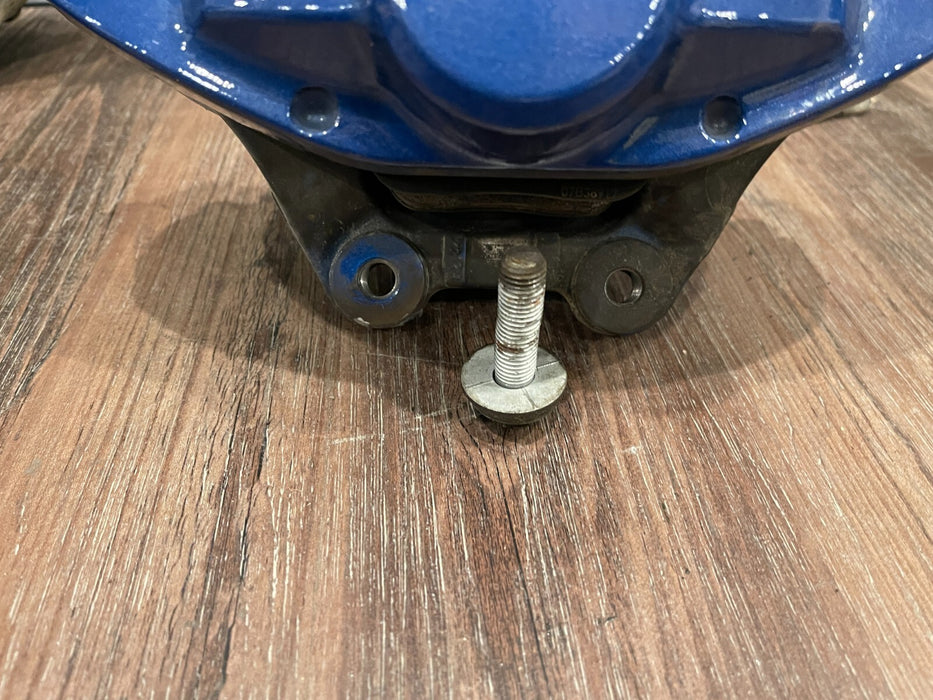 2020 BMW M4 F82 FRONT REAR LEFT RIGHT BLUE BREMBO BRAKE CALIPERS (448) OEM *READ