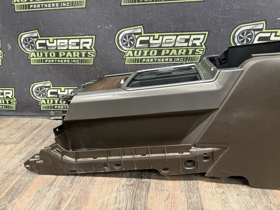 2017-2019 FORD F350 LIMITED CENTER CONSOLE ASSEMBLY OEM ~MINOR WEARS~