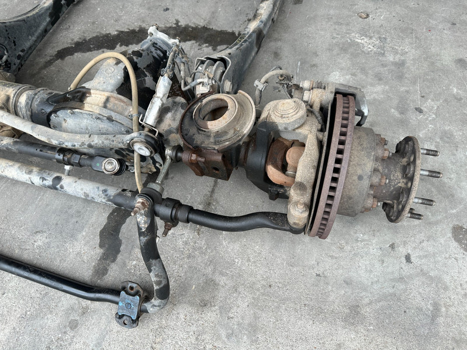 2017 RAM 3500 DUALLY DRW FRONT AXLE 4X4 3.73 COMPLETE ASSEMBLY OEM 134K MILES