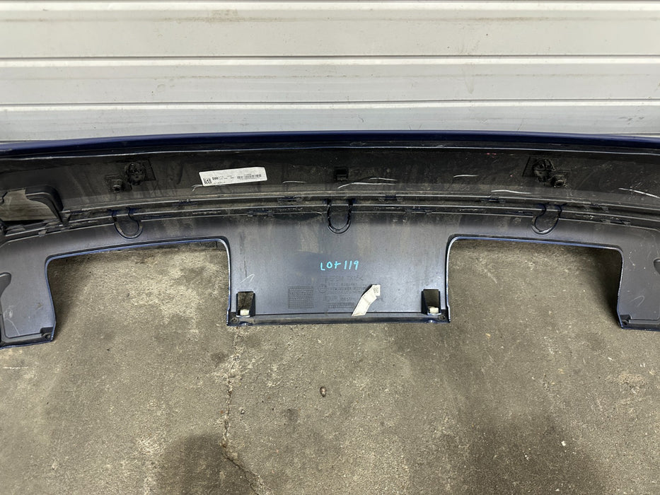 2024 BMW M3 M4 G80 G82 REAR BUMPER COVER BLUE OEM *COSMETIC WEAR 9-11*