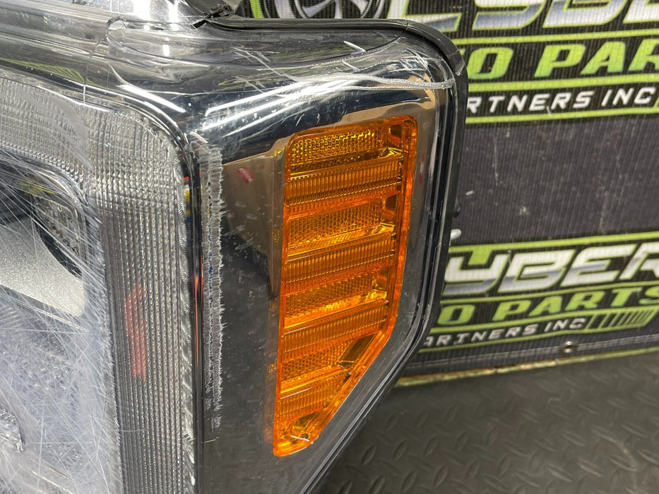 2017-2019 FORD F250 PLATINUM DRIVER HEADLIGHT FULL LED OEM *DAMAGED*